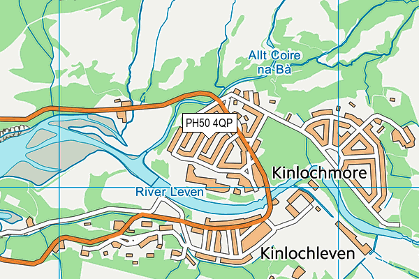 PH50 4QP map - OS VectorMap District (Ordnance Survey) PH50 4QP map - OS VectorMap District (Ordnance Survey)