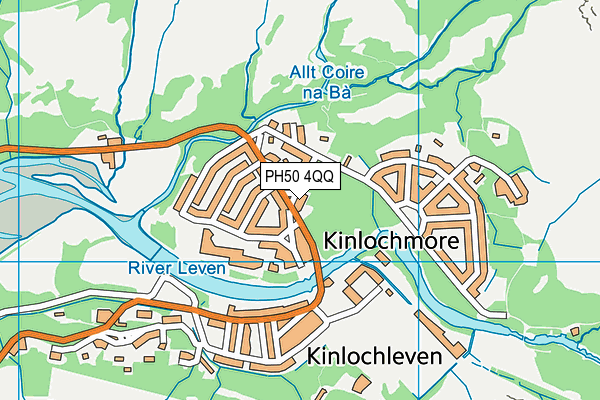 PH50 4QQ map - OS VectorMap District (Ordnance Survey) PH50 4QQ map - OS VectorMap District (Ordnance Survey)