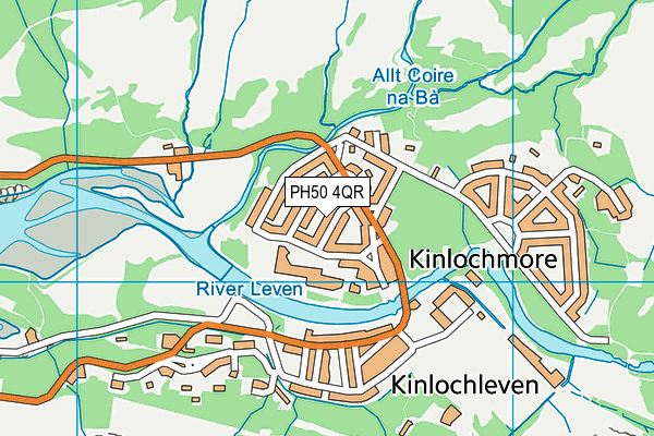 PH50 4QR map - OS VectorMap District (Ordnance Survey) PH50 4QR map - OS VectorMap District (Ordnance Survey)