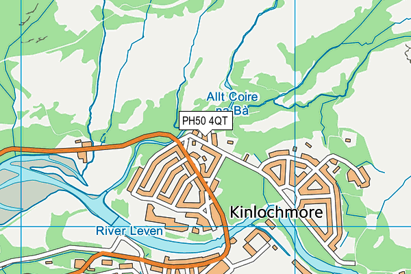 PH50 4QT map - OS VectorMap District (Ordnance Survey) PH50 4QT map - OS VectorMap District (Ordnance Survey)