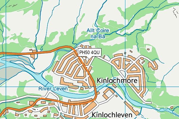 PH50 4QU map - OS VectorMap District (Ordnance Survey) PH50 4QU map - OS VectorMap District (Ordnance Survey)