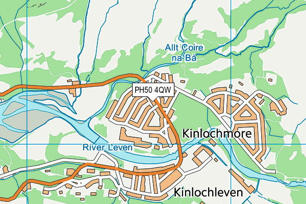 PH50 4QW map - OS VectorMap District (Ordnance Survey) PH50 4QW map - OS VectorMap District (Ordnance Survey)