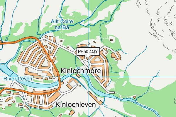 PH50 4QY map - OS VectorMap District (Ordnance Survey) PH50 4QY map - OS VectorMap District (Ordnance Survey)