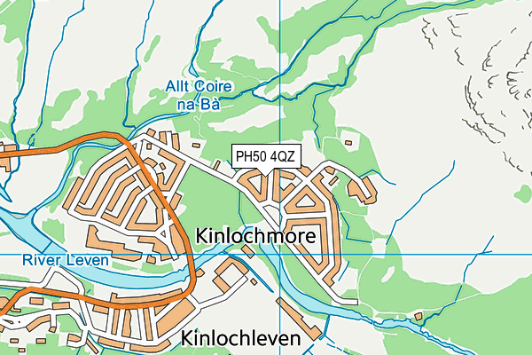 PH50 4QZ map - OS VectorMap District (Ordnance Survey) PH50 4QZ map - OS VectorMap District (Ordnance Survey)
