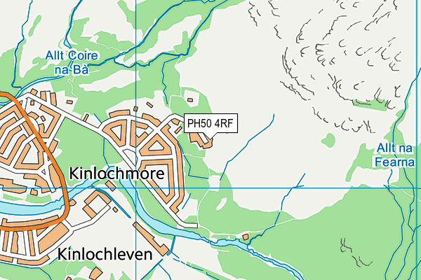 PH50 4RF map - OS VectorMap District (Ordnance Survey) PH50 4RF map - OS VectorMap District (Ordnance Survey)