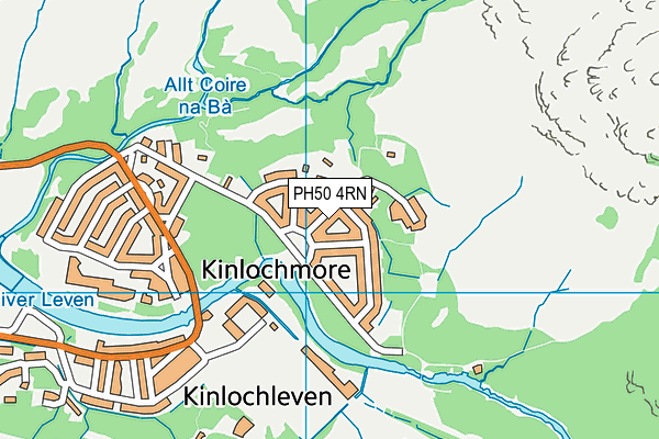 PH50 4RN map - OS VectorMap District (Ordnance Survey) PH50 4RN map - OS VectorMap District (Ordnance Survey)