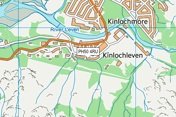 PH50 4RU map - OS VectorMap District (Ordnance Survey) PH50 4RU map - OS VectorMap District (Ordnance Survey)