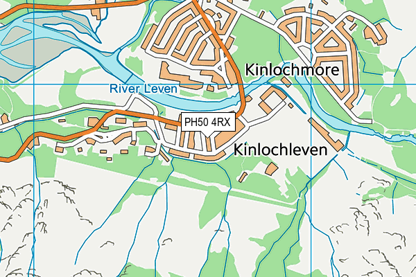PH50 4RX map - OS VectorMap District (Ordnance Survey) PH50 4RX map - OS VectorMap District (Ordnance Survey)