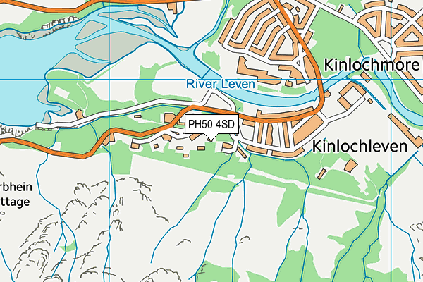 PH50 4SD map - OS VectorMap District (Ordnance Survey) PH50 4SD map - OS VectorMap District (Ordnance Survey)