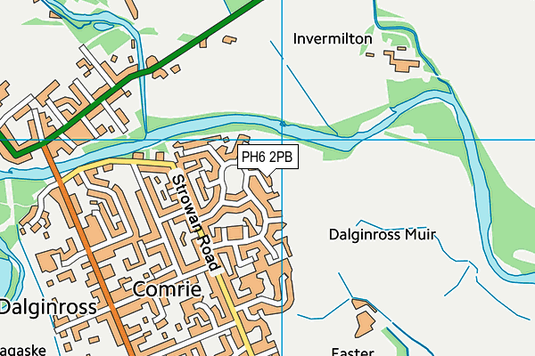 PH6 2PB map - OS VectorMap District (Ordnance Survey) PH6 2PB map - OS VectorMap District (Ordnance Survey)