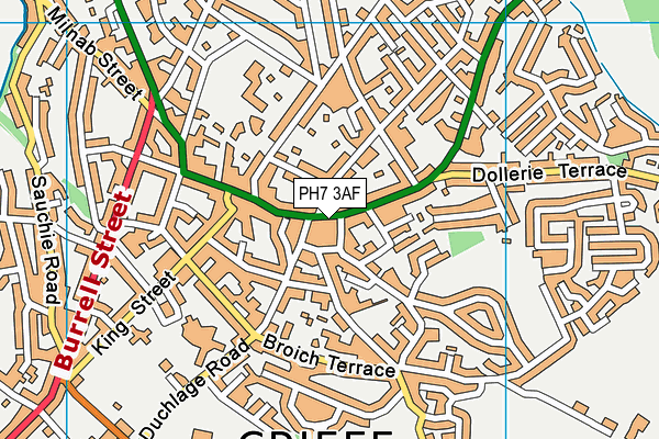PH7 3AF map - OS VectorMap District (Ordnance Survey) PH7 3AF map - OS VectorMap District (Ordnance Survey)