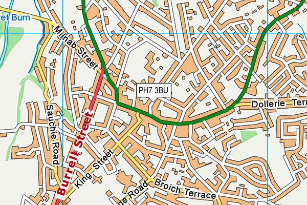 PH7 3BU map - OS VectorMap District (Ordnance Survey) PH7 3BU map - OS VectorMap District (Ordnance Survey)