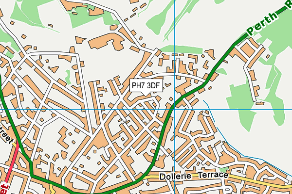 PH7 3DF map - OS VectorMap District (Ordnance Survey) PH7 3DF map - OS VectorMap District (Ordnance Survey)
