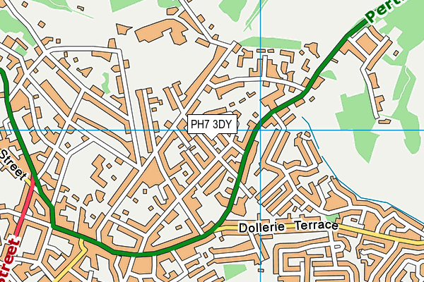PH7 3DY map - OS VectorMap District (Ordnance Survey) PH7 3DY map - OS VectorMap District (Ordnance Survey)