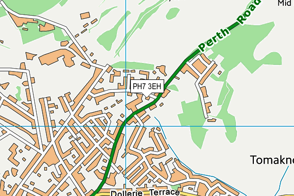 PH7 3EH map - OS VectorMap District (Ordnance Survey) PH7 3EH map - OS VectorMap District (Ordnance Survey)