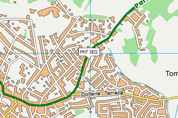 PH7 3EQ map - OS VectorMap District (Ordnance Survey) PH7 3EQ map - OS VectorMap District (Ordnance Survey)