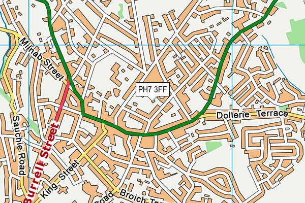 PH7 3FF map - OS VectorMap District (Ordnance Survey) PH7 3FF map - OS VectorMap District (Ordnance Survey)