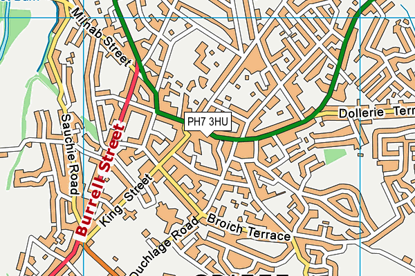 PH7 3HU map - OS VectorMap District (Ordnance Survey) PH7 3HU map - OS VectorMap District (Ordnance Survey)