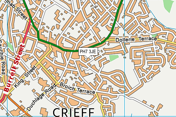 PH7 3JE map - OS VectorMap District (Ordnance Survey) PH7 3JE map - OS VectorMap District (Ordnance Survey)