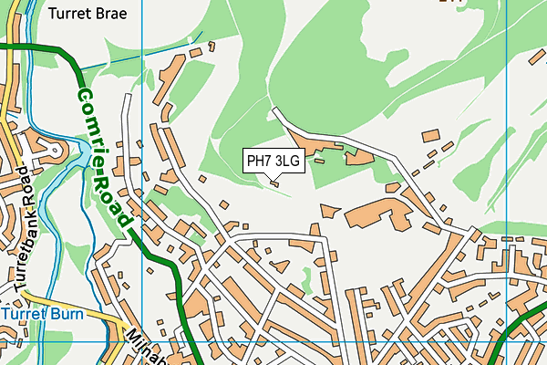 PH7 3LG map - OS VectorMap District (Ordnance Survey) PH7 3LG map - OS VectorMap District (Ordnance Survey)