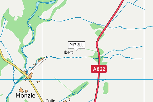 PH7 3LL map - OS VectorMap District (Ordnance Survey) PH7 3LL map - OS VectorMap District (Ordnance Survey)