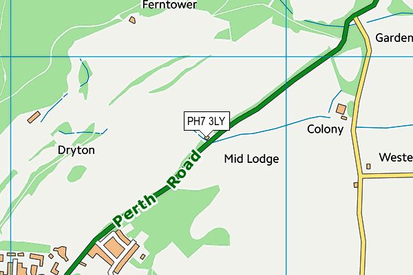 PH7 3LY map - OS VectorMap District (Ordnance Survey) PH7 3LY map - OS VectorMap District (Ordnance Survey)