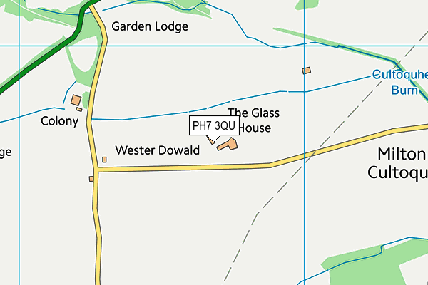 PH7 3QU map - OS VectorMap District (Ordnance Survey) PH7 3QU map - OS VectorMap District (Ordnance Survey)