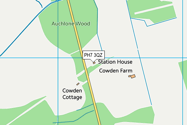 PH7 3QZ map - OS VectorMap District (Ordnance Survey) PH7 3QZ map - OS VectorMap District (Ordnance Survey)