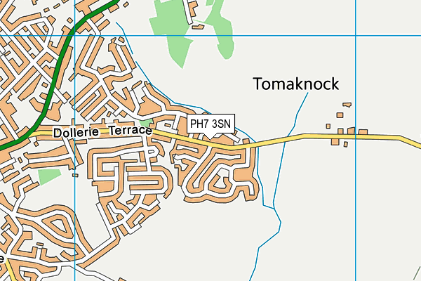 PH7 3SN map - OS VectorMap District (Ordnance Survey) PH7 3SN map - OS VectorMap District (Ordnance Survey)