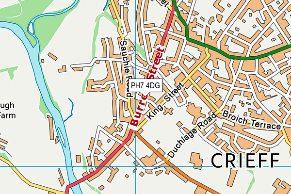 PH7 4DG map - OS VectorMap District (Ordnance Survey) PH7 4DG map - OS VectorMap District (Ordnance Survey)