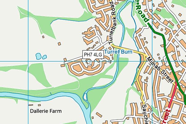 PH7 4LG map - OS VectorMap District (Ordnance Survey) PH7 4LG map - OS VectorMap District (Ordnance Survey)