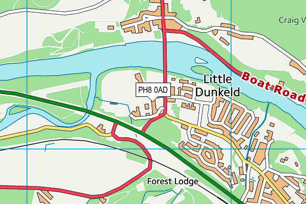 PH8 0AD map - OS VectorMap District (Ordnance Survey) PH8 0AD map - OS VectorMap District (Ordnance Survey)