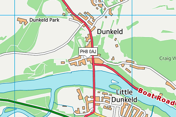 PH8 0AJ map - OS VectorMap District (Ordnance Survey) PH8 0AJ map - OS VectorMap District (Ordnance Survey)