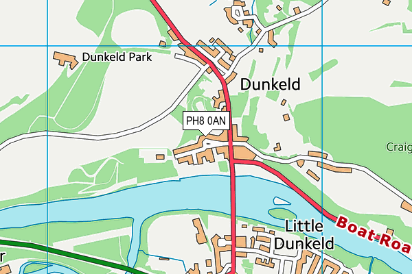 PH8 0AN map - OS VectorMap District (Ordnance Survey) PH8 0AN map - OS VectorMap District (Ordnance Survey)