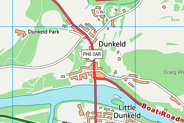 PH8 0AR map - OS VectorMap District (Ordnance Survey) PH8 0AR map - OS VectorMap District (Ordnance Survey)