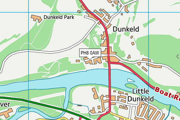 PH8 0AW map - OS VectorMap District (Ordnance Survey) PH8 0AW map - OS VectorMap District (Ordnance Survey)