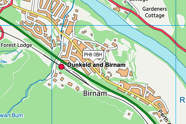 PH8 0BH map - OS VectorMap District (Ordnance Survey) PH8 0BH map - OS VectorMap District (Ordnance Survey)