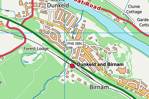 PH8 0BN map - OS VectorMap District (Ordnance Survey) PH8 0BN map - OS VectorMap District (Ordnance Survey)