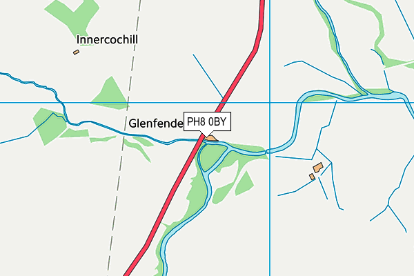 PH8 0BY map - OS VectorMap District (Ordnance Survey) PH8 0BY map - OS VectorMap District (Ordnance Survey)