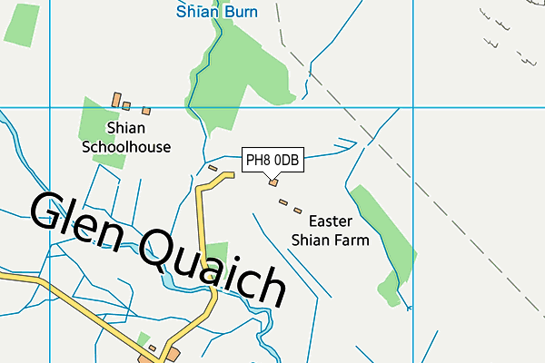 PH8 0DB map - OS VectorMap District (Ordnance Survey) PH8 0DB map - OS VectorMap District (Ordnance Survey)