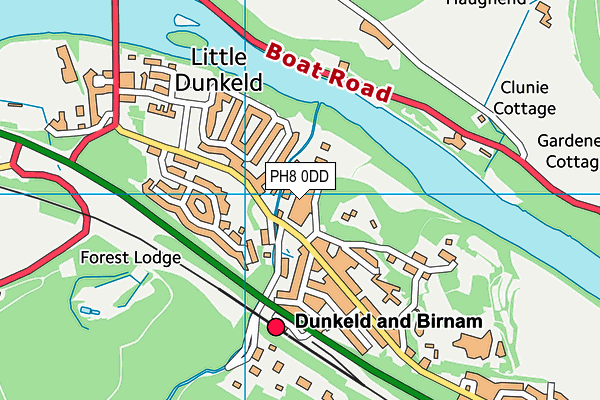 PH8 0DD map - OS VectorMap District (Ordnance Survey) PH8 0DD map - OS VectorMap District (Ordnance Survey)
