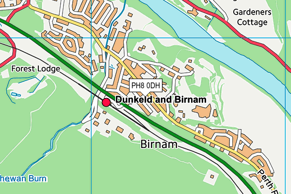 PH8 0DH map - OS VectorMap District (Ordnance Survey) PH8 0DH map - OS VectorMap District (Ordnance Survey)