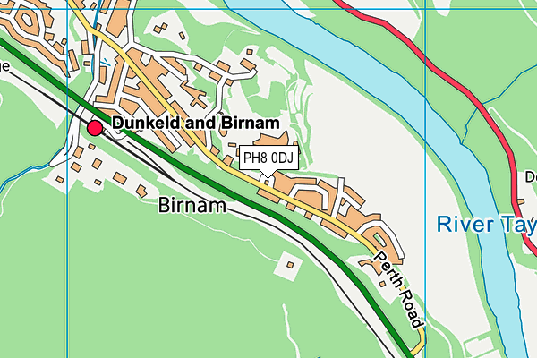 PH8 0DJ map - OS VectorMap District (Ordnance Survey) PH8 0DJ map - OS VectorMap District (Ordnance Survey)