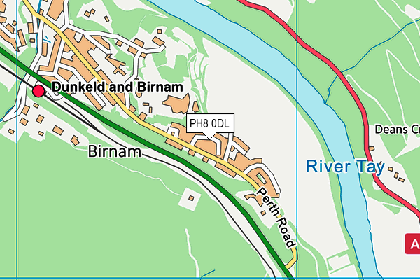 PH8 0DL map - OS VectorMap District (Ordnance Survey) PH8 0DL map - OS VectorMap District (Ordnance Survey)