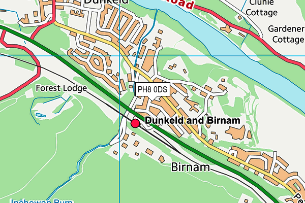 PH8 0DS map - OS VectorMap District (Ordnance Survey) PH8 0DS map - OS VectorMap District (Ordnance Survey)
