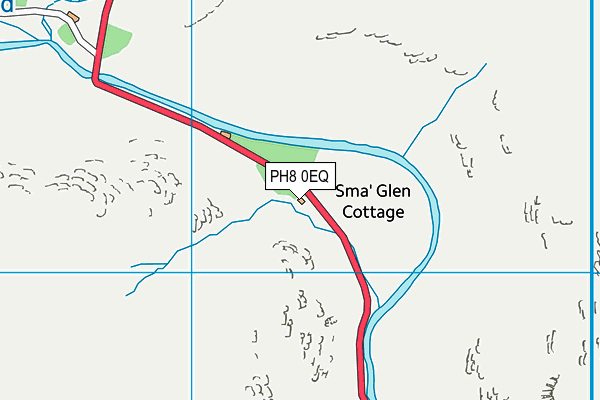PH8 0EQ map - OS VectorMap District (Ordnance Survey) PH8 0EQ map - OS VectorMap District (Ordnance Survey)