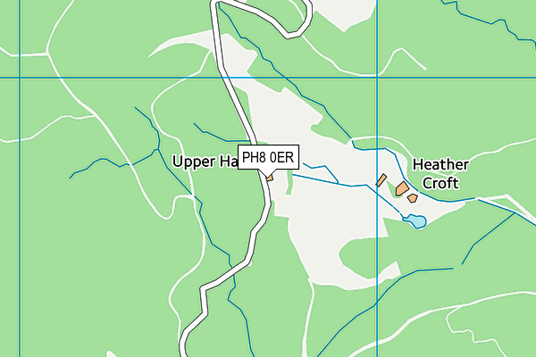 PH8 0ER map - OS VectorMap District (Ordnance Survey) PH8 0ER map - OS VectorMap District (Ordnance Survey)