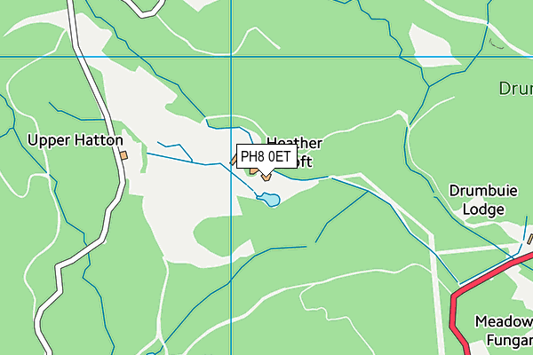 PH8 0ET map - OS VectorMap District (Ordnance Survey) PH8 0ET map - OS VectorMap District (Ordnance Survey)