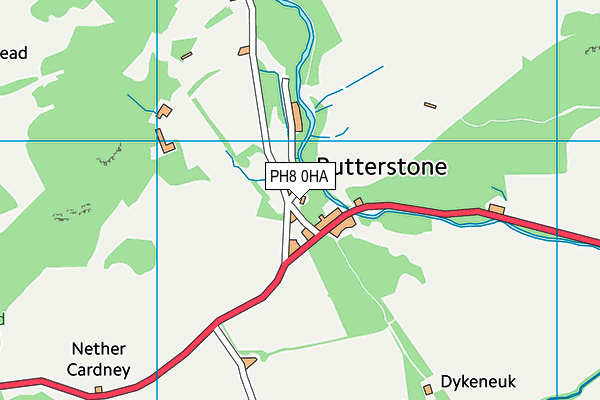 PH8 0HA map - OS VectorMap District (Ordnance Survey) PH8 0HA map - OS VectorMap District (Ordnance Survey)