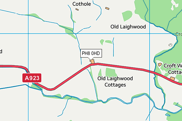 PH8 0HD map - OS VectorMap District (Ordnance Survey) PH8 0HD map - OS VectorMap District (Ordnance Survey)
